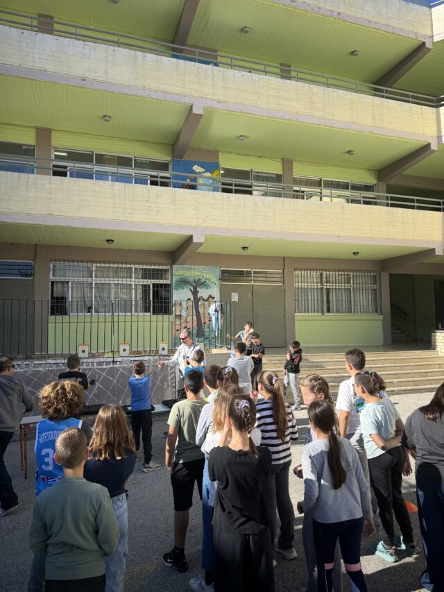 Επίσκεψη στο 6ο Δημοτικό Σχολείο Ιλίου με βιωματική δράση Laser Run